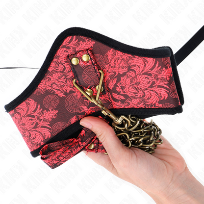 KINK - COLAR MODELO SCANDAL COM TIRA DE RENDA 75 CM 44 X 10 CM