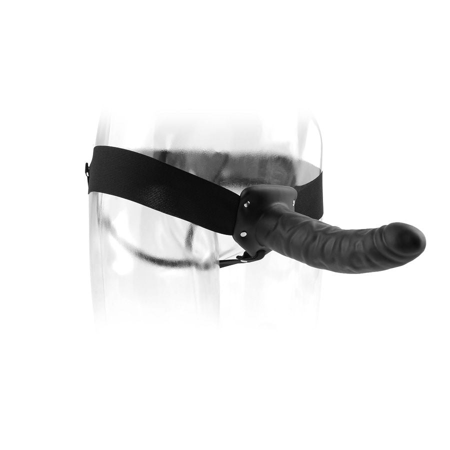 SÉRIE FETISH FANTASY - 19 CM STRAP-ON OCO PRETO