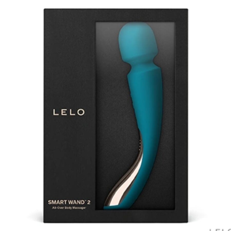 LELO - SMART MEDIUM WAND 2 MASSAGEADOR VERDE ÁGUA