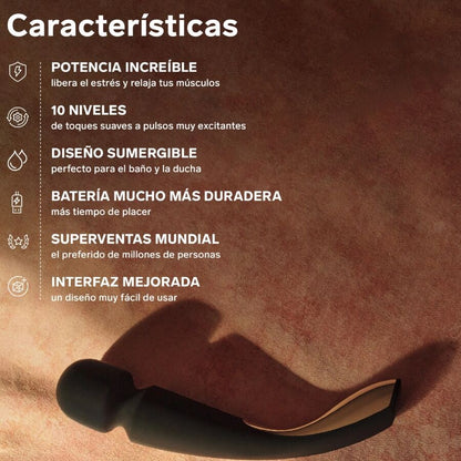 LELO - SMART MEDIUM WAND 2 MASSAGEADOR VERDE ÁGUA