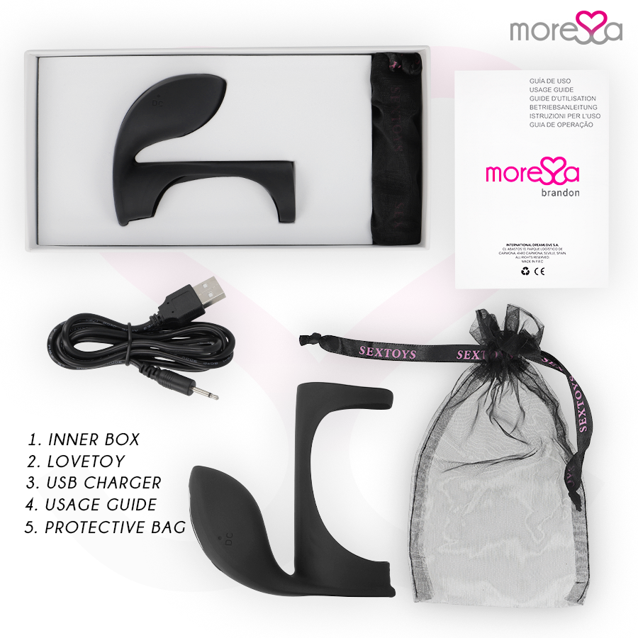 MORESSA - BRANDON VIBRATOR RING WITH COVER