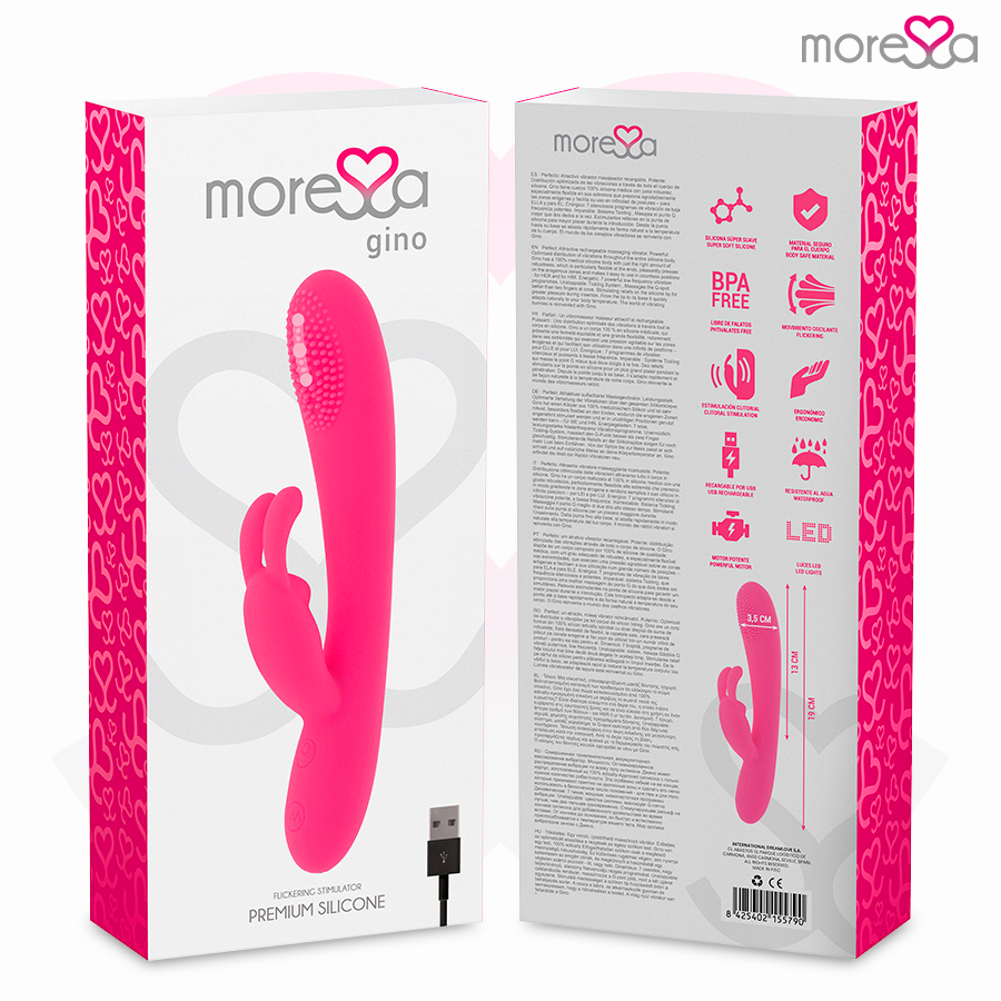 MORESSA - GINO PREMIUM SILICONE RECHARGEABLE