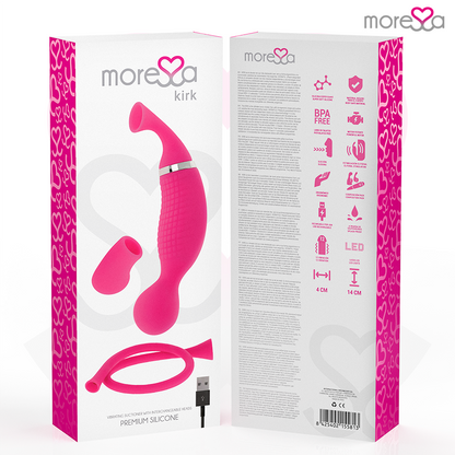 MORESSA - KIRK PREMIUM SILICONE RECHARGEABLE