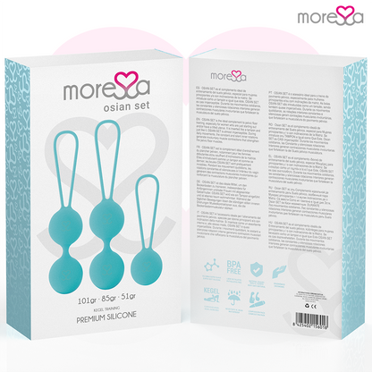 MORESSA - OSIAN SET PREMIUM TURQUOISE SILICONE