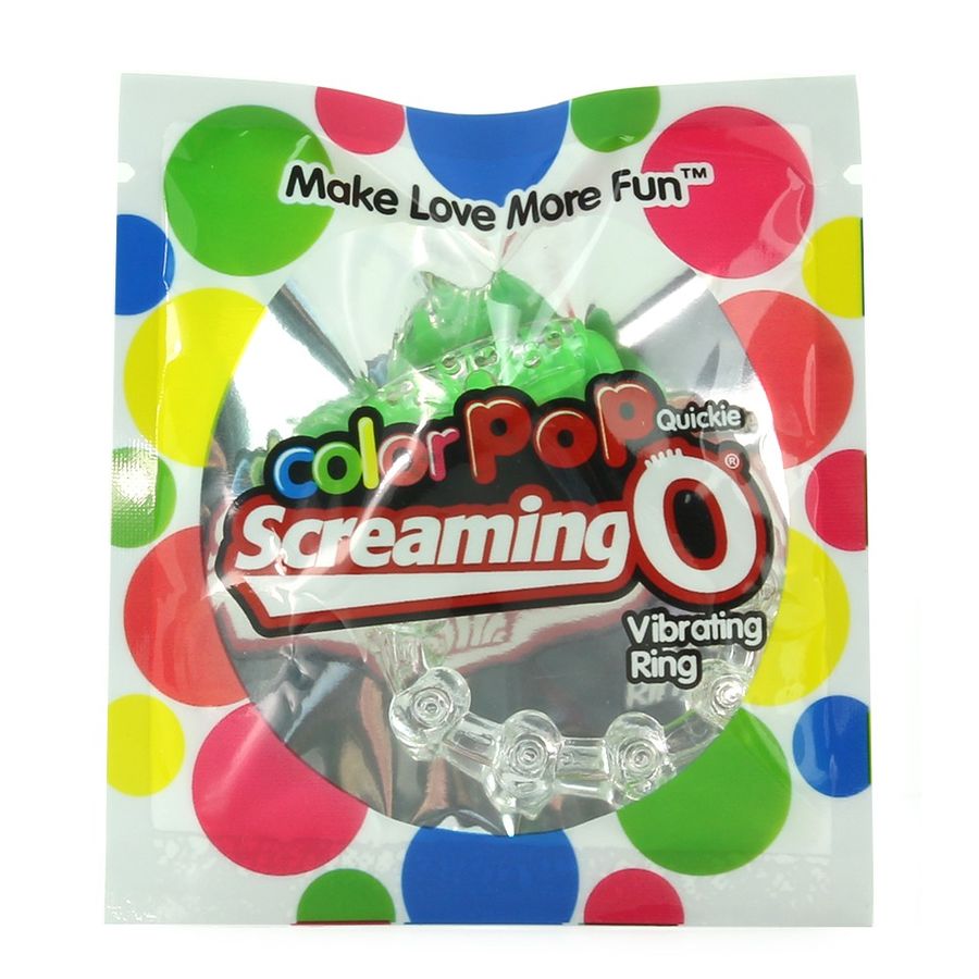 SCREAMING O - COLOPOP QUICKIE GREEN RING