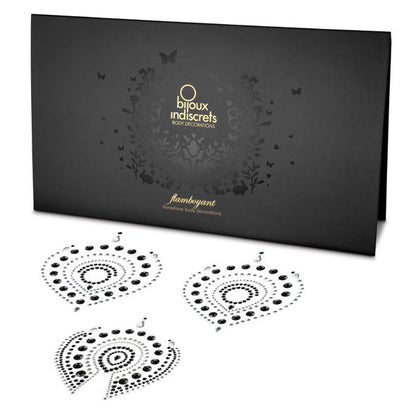 BIJOUX - INDISCRETOS FLAMBOYANT PRETO E PRATA