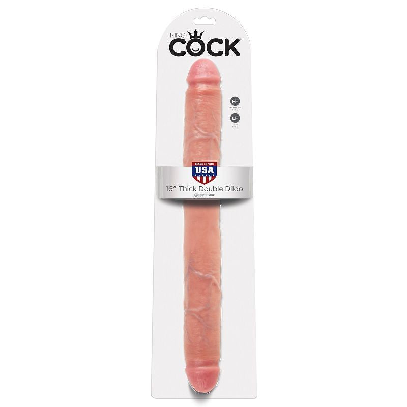 KING COCK - DILDO DUPLO GROSSO CARNE 40,6 CM