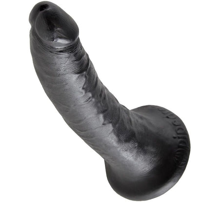 KING COCK - 7 DILDO PRETO 17,8 CM