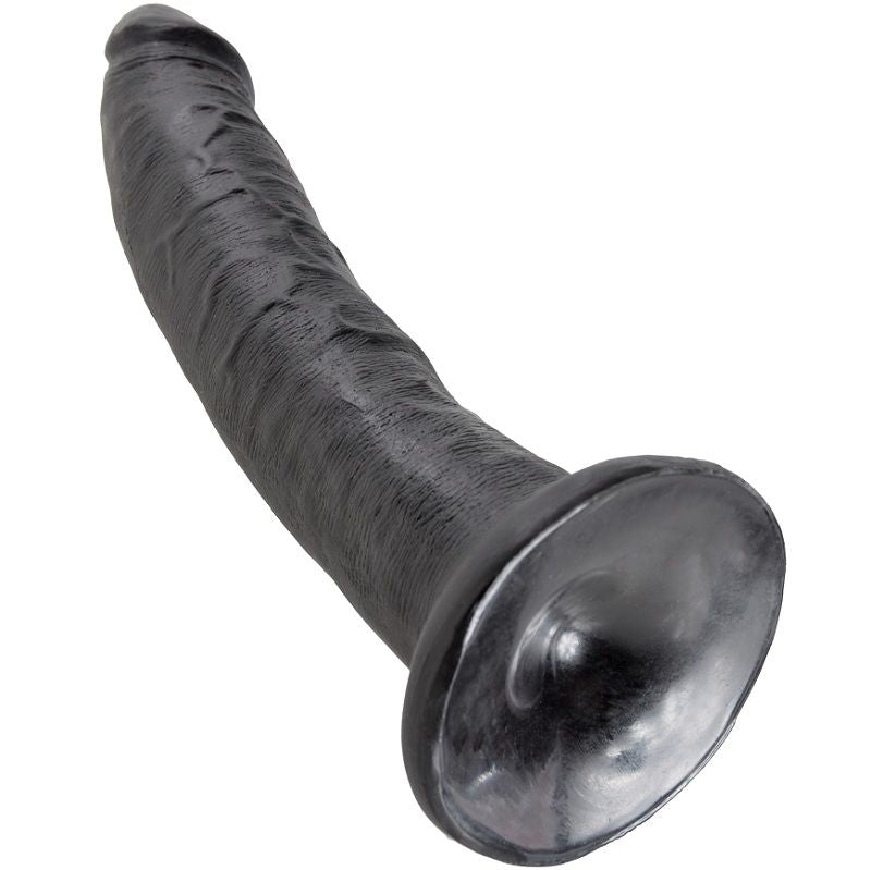 KING COCK - 7 DILDO PRETO 17,8 CM
