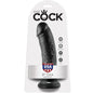 KING COCK - 8 DILDO PRETO 20,3 CM
