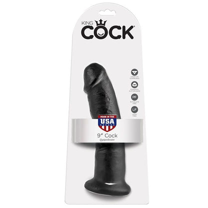 KING COCK - 9 DILDO PRETO 22,9 CM