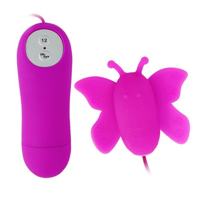 BAILE - LOVE EGGS BUTTERFLY CLITORIS STIMULADOR 12 VELOCIDADES LILACS CONTROLE REMOTO