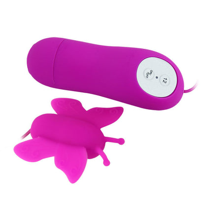 BAILE - LOVE EGGS BUTTERFLY CLITORIS STIMULADOR 12 VELOCIDADES LILACS CONTROLE REMOTO