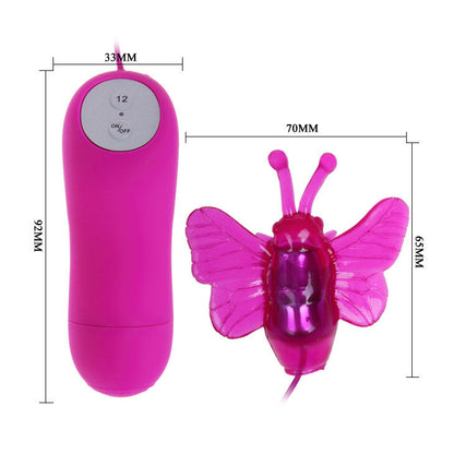 BAILE - ESTIMULADOR VIBRADOR BORBOLETA BONITO SECRETO 12V
