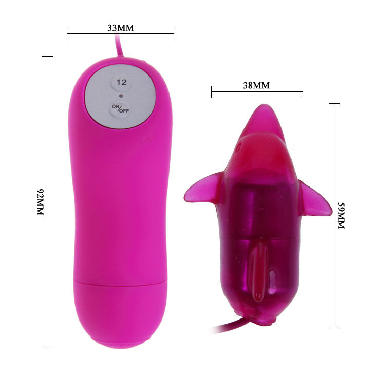 BAILE - VIBRADOR CUTE SECRET DOLFIN 12V