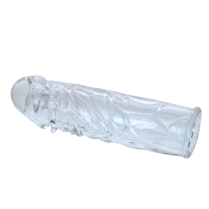 BAILE - CAPA DE PÊNIS DE SILICONE TRANSPARENTE 13 CM