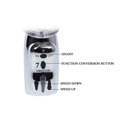 BAILE - AMOUR RAKETE TRANSPARENT ROTATOR 26,5 CM