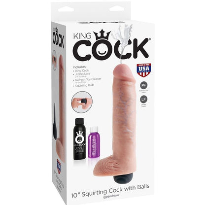 KING COCK - EJACULADOR NATURAL REALISTA PENIS 25,40 CM