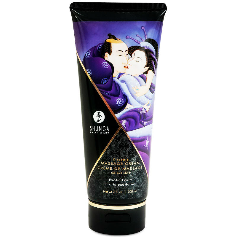 SHUNGA - CREME DE MASSAGEM COM FRUTAS EXÓTICAS 200 ML