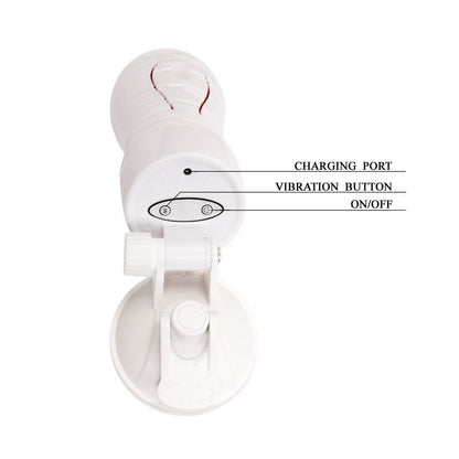 CRAZY BULL - MASTURBADOR VAGINA RECARREGÁVEL FLORA