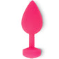 G-VIBE - FUNTOYS GPLUG ANAL VIBRADOR RECARREGÁVEL GRANDE NEON ROSA 3,9CM