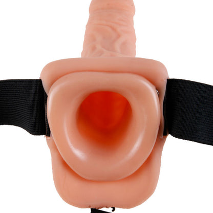SÉRIE FETISH FANTASY - SÉRIE 9 STRAP-ON OCO COM BOLAS 22,9CM CARNE