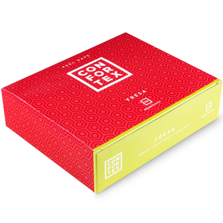 CONFORTEX - PRESERVATIVO MORANGO 144 UNIDADES