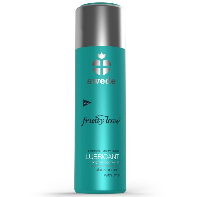 SWEDE - FRUITY LOVE LUBRIFICANTE GROSELHA PRETA LIMA 50 ML
