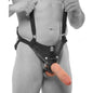 KING COCK - SISTEMA DE SUSPENSÃO DE 25,5 CM OCO COM STRAP-ON FLESH