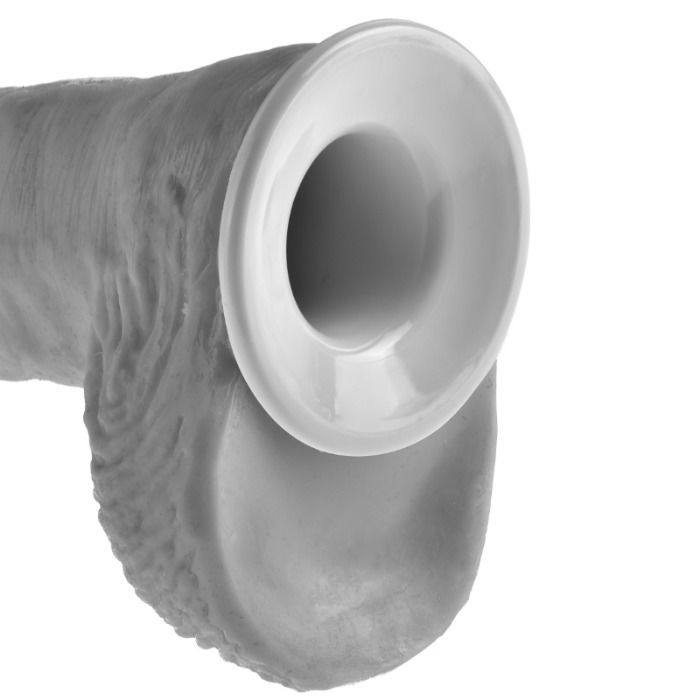 KING COCK - SISTEMA DE SUSPENSÃO DE 28 CM HOLLOW STRAP-ON FLESH