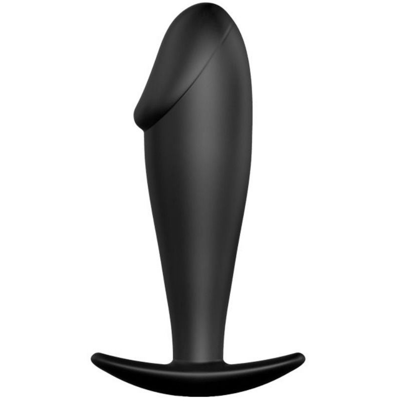 PRETTY LOVE - PLUG ANAL DE SILICONE FORMA DE PÊNIS PRETO