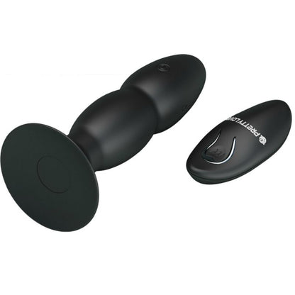 PRETTY LOVE - VIBRADOR PLUG E ROTAÇÃO POR CONTROLE REMOTO