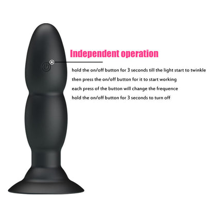 PRETTY LOVE - VIBRADOR PLUG E ROTAÇÃO POR CONTROLE REMOTO