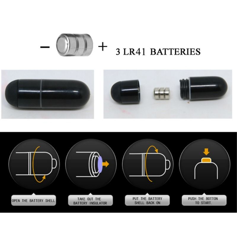 PRETTY LOVE - FLIRTATION STANFORD PRETO DEDAL DE VIBRAÇÃO