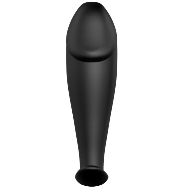PRETTY LOVE - PLUG ANAL DE SILICONE FORMULÁRIO DE PÊNIS E 12 MODOS DE VIBRAÇÃO PRETO