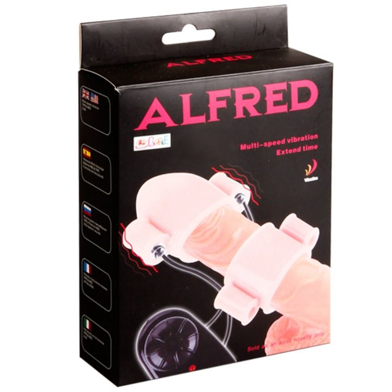 BAILE - CAPAS DE VIBRADOR DE PÊNIS ALFRED COM CONTROLE