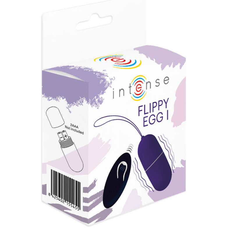 INTENSO - FLIPPY I OVO VIBRANTE COM CONTROLE REMOTO ROXO