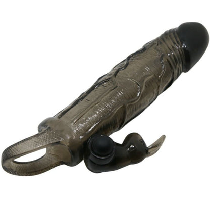 BAILE - BRAVE MAN CAPA DE PÊNIS COM COELHO PRETO 16,5 CM