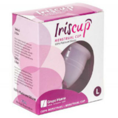 IRISCUP - COPO GRANDE MÊS ROSA + BOLSA ESTERILIZADORA GRÁTIS