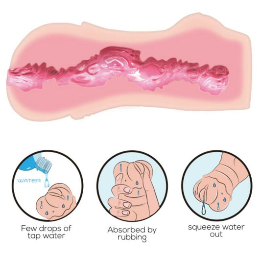 CRAZY BULL - MASTURBADOR DE VAGINA DE PELE DE ÁGUA