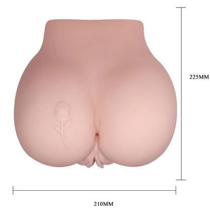 CRAZY BULL - VAGINA E ÂNUS COM TATUAGEM REALISTA COM VIBRAÇÃO