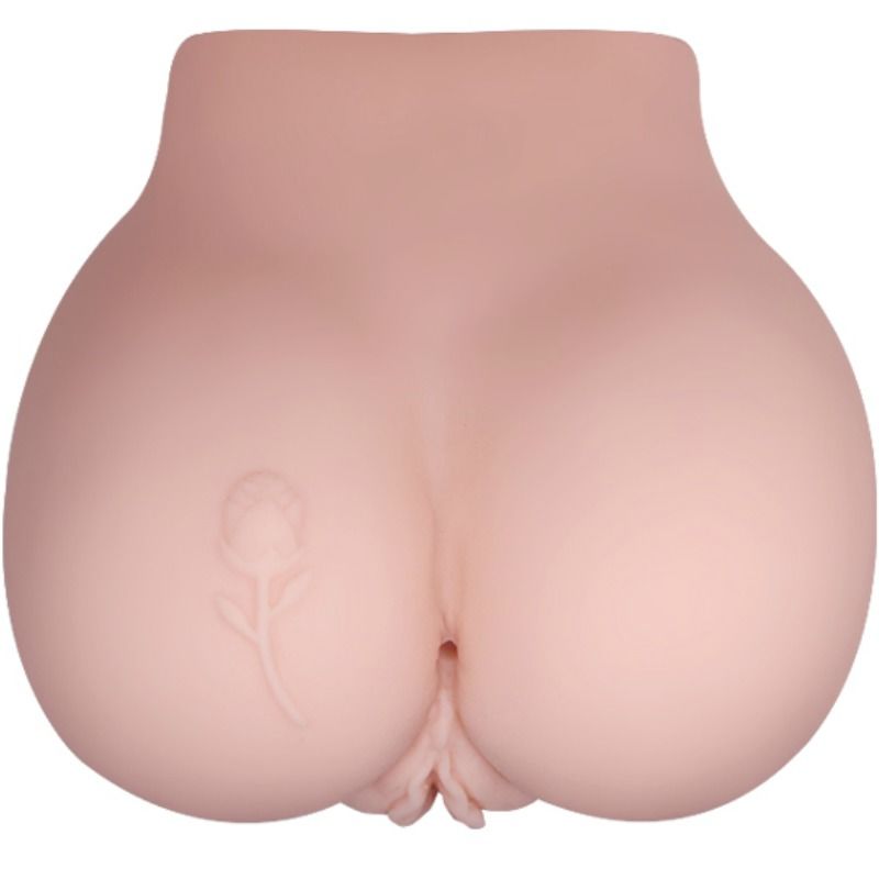 CRAZY BULL - VAGINA E ÂNUS COM TATUAGEM REALISTA COM VIBRAÇÃO