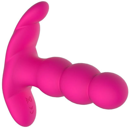 NALONE - VIBRADOR ANAL PEARL CONTROLE REMOTO PRETO