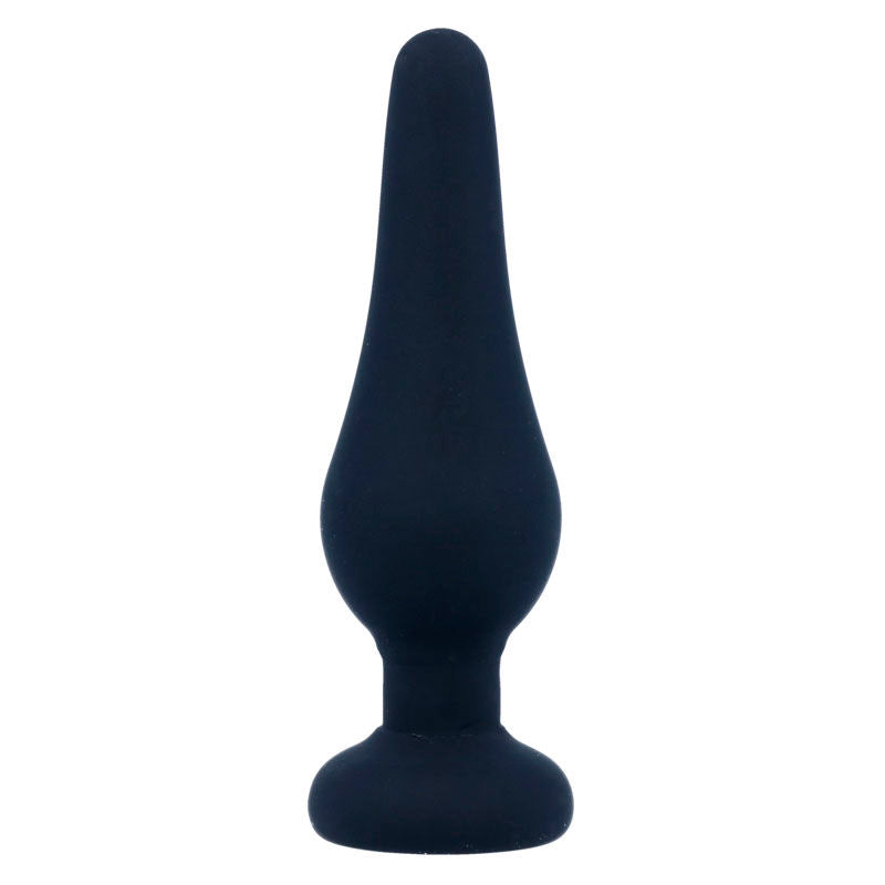 INTENSO - PLUG ANAL PIPO S PRETO SILICONE 9,8 CM