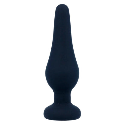 INTENSO - PLUG ANAL PIPO S PRETO SILICONE 9,8 CM