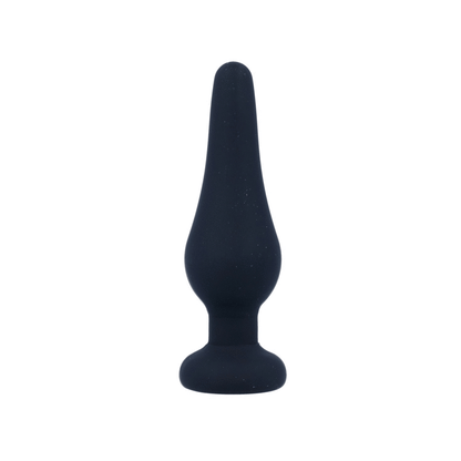 INTENSO - PLUG ANAL PIPO S PRETO SILICONE 9,8 CM