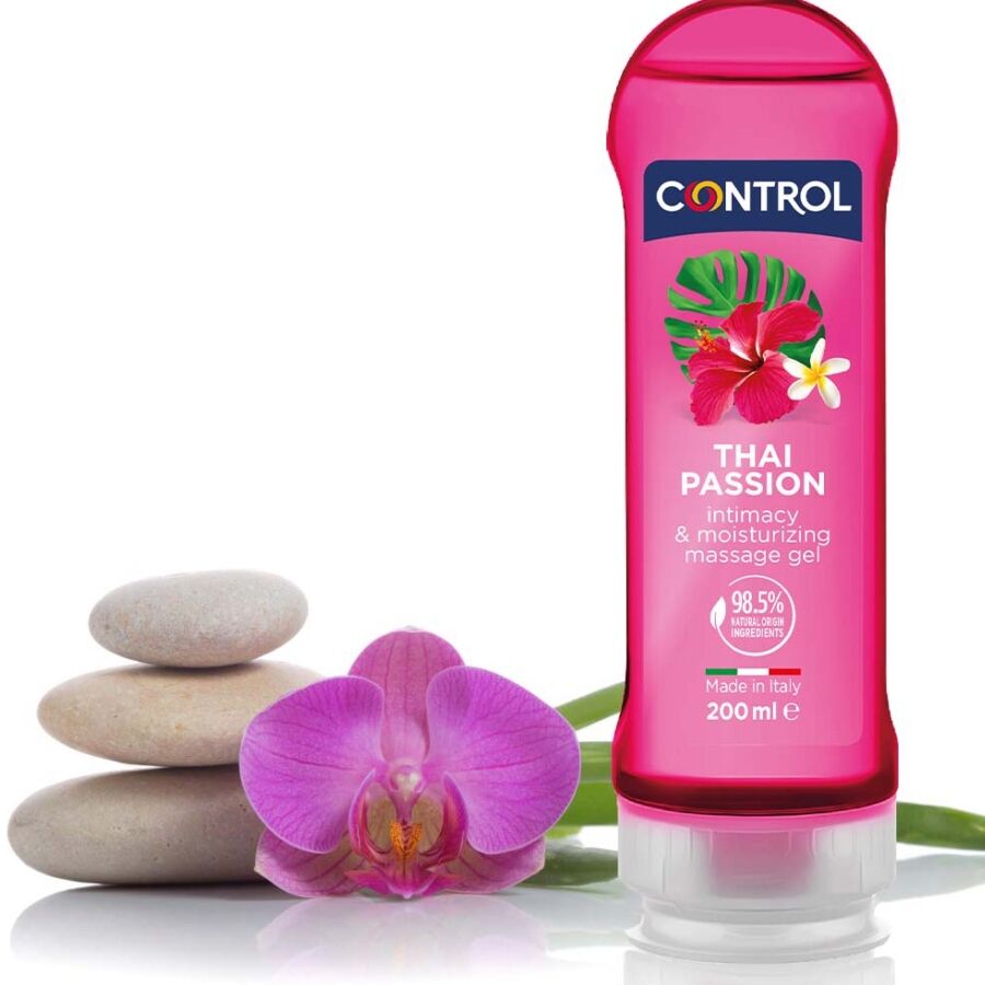 CONTROL - 2 EM 1 MASSAGEM &amp; PRAZER TAILANDÊS PAIXÃO 200 ML