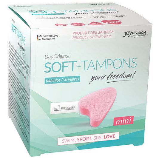 JOYDIVISION SOFT-TAMPONS - TAMPÕES SOFT-TAMPÕES ORIGINAIS MINI 3 UDS