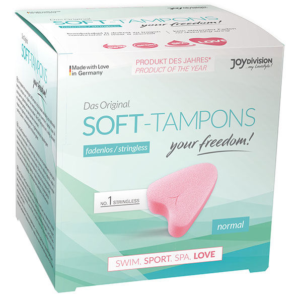 JOYDIVISION SOFT-TAMPONS - TAMPÕES SOFT-TAMPÕES ORIGINAIS 3 UNIDADES