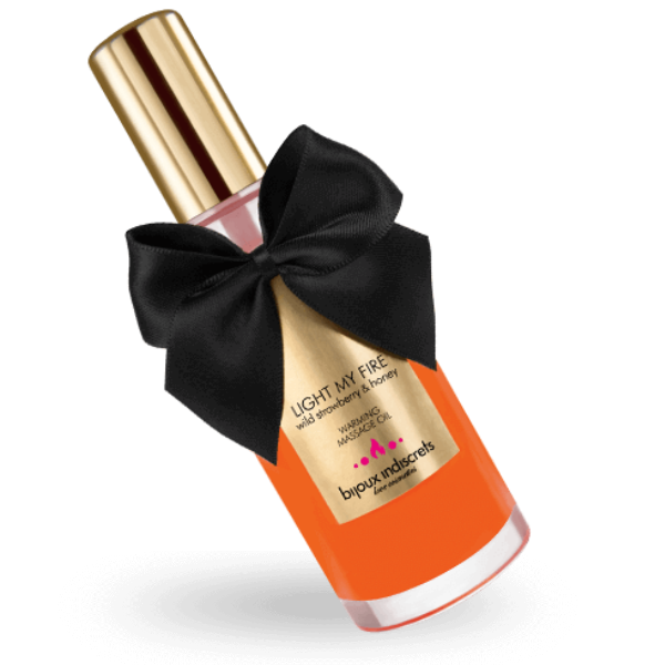 BIJOUX - ÓLEO DE MASSAGEM EFEITO CALOR AROMA MORANGO